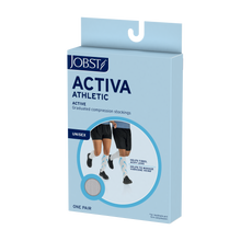 Load image into Gallery viewer, Jobst Activa Athletic 20-30 Mmhg Compression Socks Knee Closed Toe
