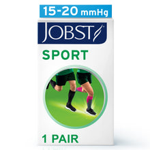 Load image into Gallery viewer, Jobst Sport Compression Socks 15-20 Mmhg Knee Closed Toe
