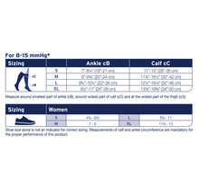 Load image into Gallery viewer, Jobst Activa Sheer 8-15 Mmhg Compression Stockings Thigh With Lace Band Closed Toe
