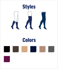 Load image into Gallery viewer, Jobst Opaque Compression Stockings 30-40 Mmhg Knee With Softfit Band Closed Toe
