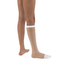 Load image into Gallery viewer, JOBST UlcerCARE 2-Part Compression System with Liners 40+ mmHg Knee High, Open Toe, No Zipper, Black, 4X-Large

