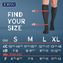 Load image into Gallery viewer, JOBST ACTIVA Sheer 8-15 mmHg Compression Socks Knee High, Closed Toe, Sun Bronze, X-Large
