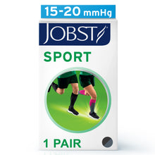 Load image into Gallery viewer, Jobst Sport Compression Socks 15-20 Mmhg Knee Closed Toe
