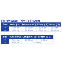 Load image into Gallery viewer, JOBST FarrowWrap Lite TTF Compression Wraps 20-30 mmHg Armpiece Customized with 1 pair Arm Liners, Right, Tan, Medium
