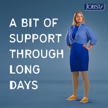 Load image into Gallery viewer, JOBST Relief Compression Stockings 15-20 mmHg Knee High, Closed Toe, Black, Petite Large Full Calf
