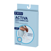 Load image into Gallery viewer, Jobst® Activa Anti-Embolism 18 Mmhg Compression Socks Knee Open Toe
