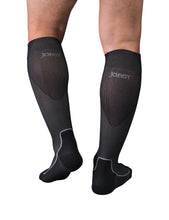 Load image into Gallery viewer, JOBST Sport Compression Socks 20-30 mmHg Knee High, Closed Toe, Cool Black/Black, X-Large
