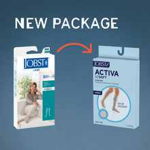 Load image into Gallery viewer, Jobst Activa Sosoft 20-30 Mmhg Compression Socks Knee Closed Toe Brocade Design
