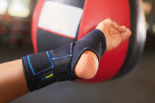 Load image into Gallery viewer, Actimove Sports Edition Ankle Stabilizer Criss-Cross Straps, Black, Universal Plus
