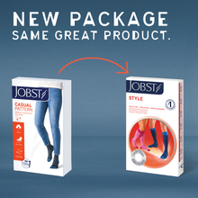 Load image into Gallery viewer, JOBST Style Soft Fit Compression Socks 20-30 mmHg, Knee High, Closed Toe, Argyle Pink, X-Large
