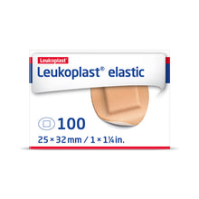 Load image into Gallery viewer, Leukoplast Elastic Fabric Adhesive Bandages, Oval Spot, 1.25 in., Box of 100
