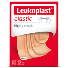 Load image into Gallery viewer, Leukoplast Elastic First Aid Bandage, 3 Assorted Sizes, Box of 40
