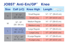 Load image into Gallery viewer, JOBST Comprinet Pro Anti-Em Compression Stockings Knee High, Open Toe, White, Large, Long Length, 10 Pairs
