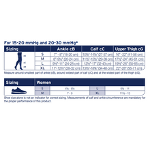 Load image into Gallery viewer, Jobst Activa Sheer 15-20 Mmhg Compression Socks Knee Closed Toe

