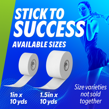 Load image into Gallery viewer, ZONAS by Actimove Athletic Tape, 1 in x 10 yd, Bulk Pack - 144 Rolls
