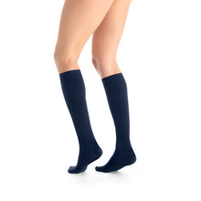 Load image into Gallery viewer, JOBST UltraSheer Compression Stockings 15-20 mmHg Knee High, Closed Toe, Midnight Navy, X-Large
