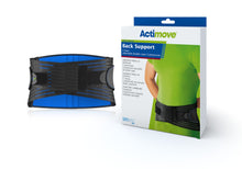Load image into Gallery viewer, Actimove Sports Edition Back Support 4 Stays Adjustable Double Layer Compression
