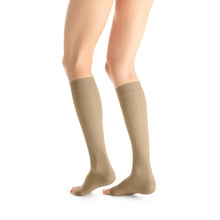 Load image into Gallery viewer, JOBST UltraSheer Compression Stockings 15-20 mmHg Knee High, Open Toe, Natural, X-Large
