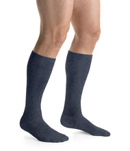 Load image into Gallery viewer, JOBST ActiveWear Compression Socks 15-20 mmHg, Knee High, Closed Toe, Denim Blue, X-Large
