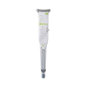 Child Underarm Crutches McKesson Aluminum Frame 350 lbs. Weight Capacity Push Button Adjustment